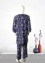 Blue Floral Co-Ord Set – Shamraat