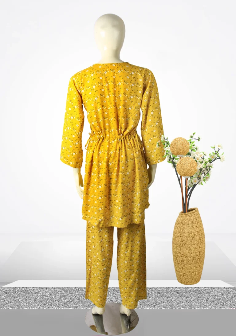 Dark Yellow Co-Ord Set – Shamraat