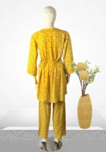 Dark Yellow Co-Ord Set – Shamraat