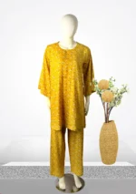 Dark Yellow Co-Ord Set – Shamraat